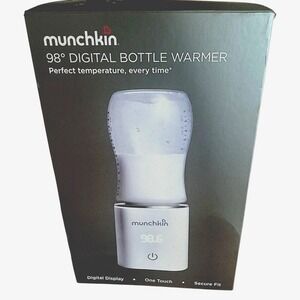 Munchkin 98 Digital Bottle Warmer Perfect Temp For Baby Portable‎ W/Adapters